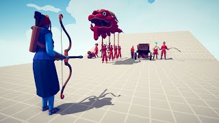 ARTEMIS vs FIRE Team - Totally Accurate Battle Simulator TABS