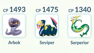 Triple Snake 🐍 (Arbok, Seviper, Serperior) Team in Pokemon Go. screenshot 3