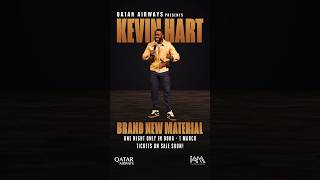 QatarAirways presents Kevin Hart: Brand New Material for one night only in Doha on 1 March ?️??