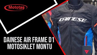 Dainese Air Frame D1 Yazlık Fileli Motosiklet Mont İncelemesi