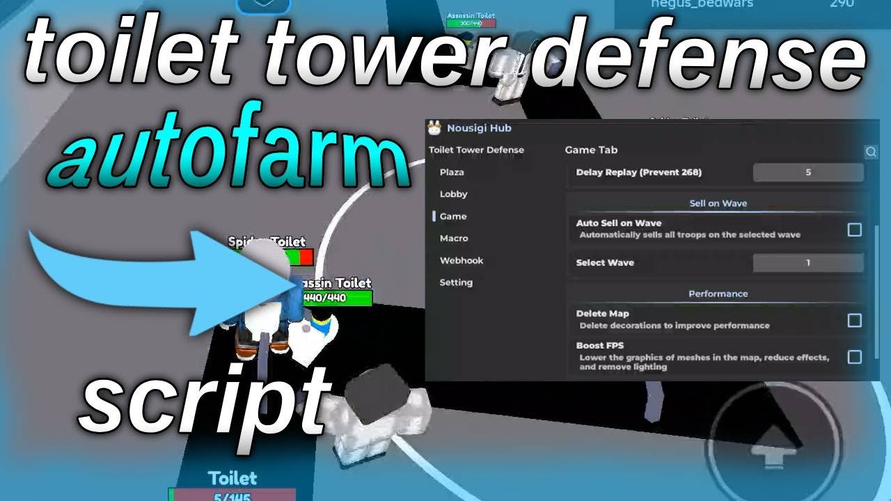 Toilet Tower Defense Script 💥 | Auto Marco, Auto Farm, Infinite Gems ...