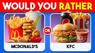 Detalles Would You Rather... 🍟🍔🍗 FAST FOOD Restaurant Challenge! 🤤 | Quiz Ninja Actualización