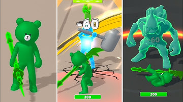 Running Man Fight - All Levels Gameplay Android,iOS (Levels 1-2)