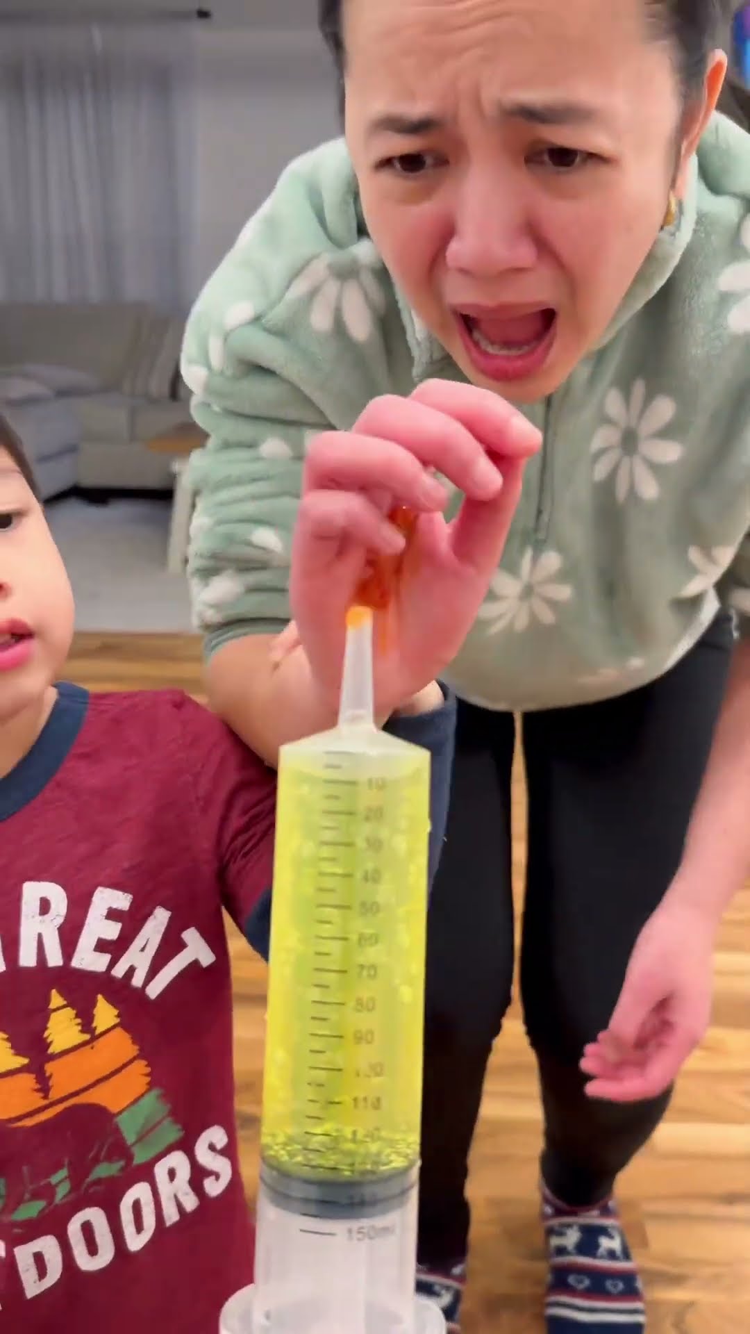 Baby’s injection prank on mom ??✅❤️???
