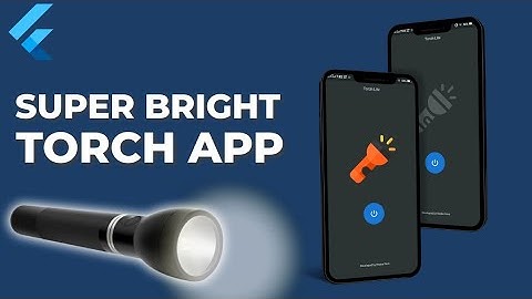 Flutter Tutorial: Flutter Torch App | Flashlight App | Flutter Project | Flutter App | Flutter Flash