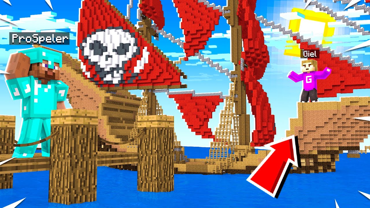 Ik Maak Een MEGA BOOT In Mijn HAVEN! (Minecraft Survival) - YouTube