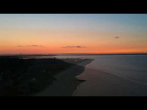 DRONE VIDEO / Tribute in Lights from NJ after an amazing sunset! - Drone Footage @PowersFamily