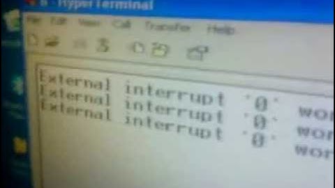 8051 external interrupt basics
