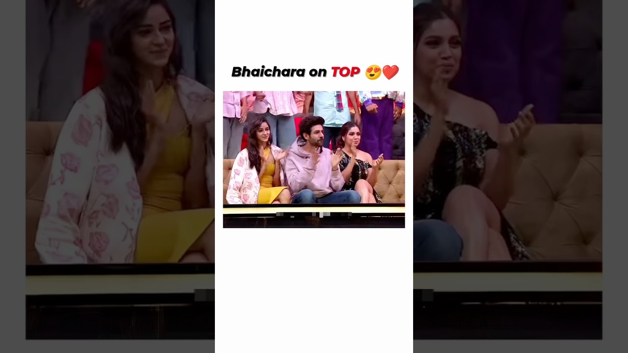 Bhaichara on top 😅 