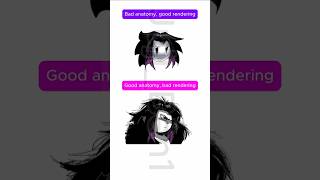 Bad anatomy vs Bad rendering (sorry I was bored)
