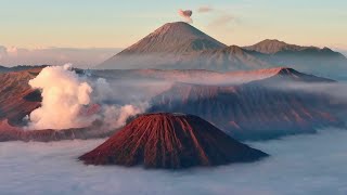 Gunung Bromo (Jawa, Indonesia) | Di dalam gunung berapi aktif - pemandangan SPEKTAKULER!