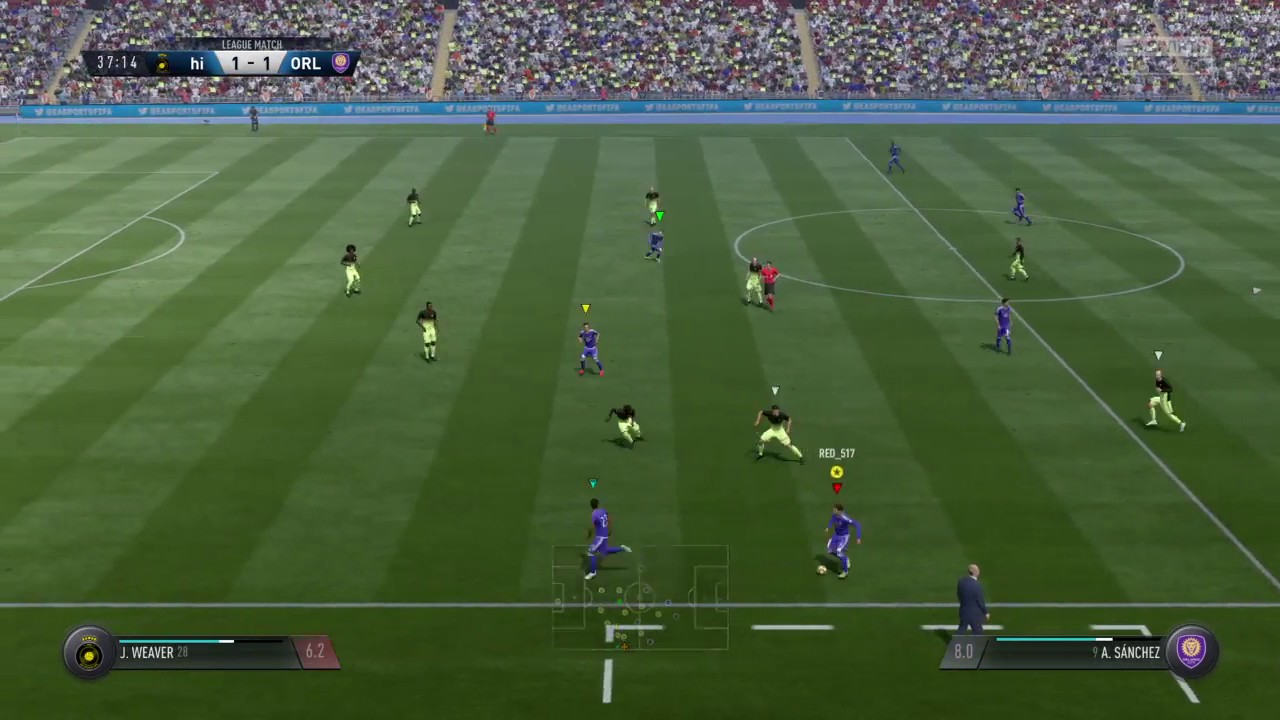 Left side, strong side