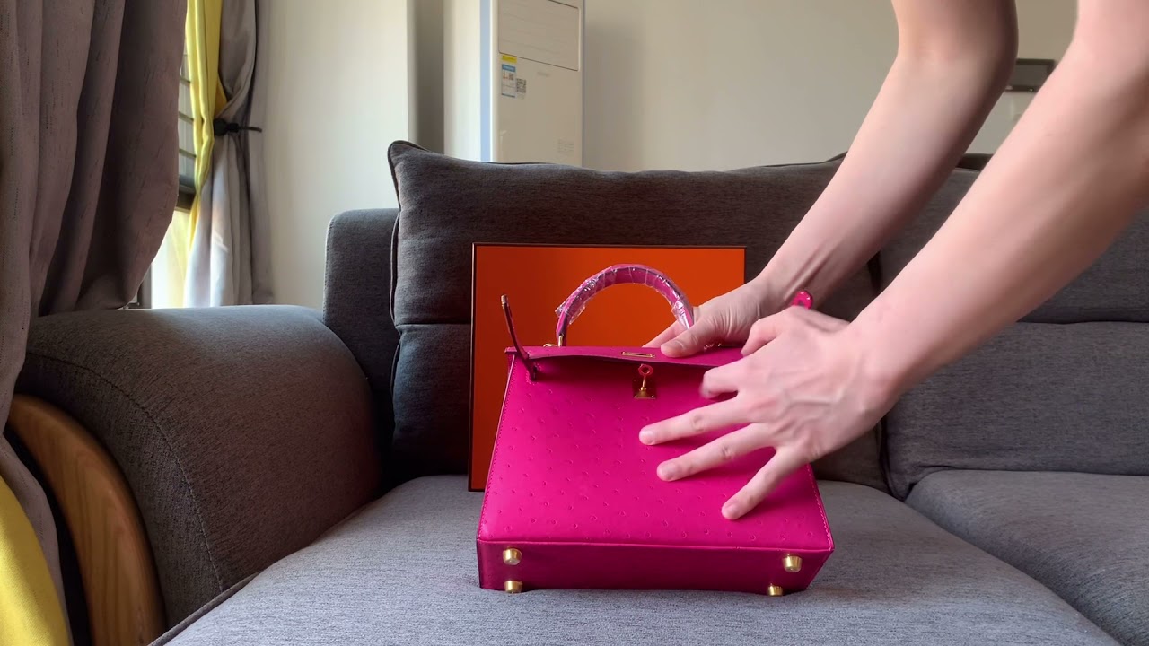 HERMES *RARE* Micro Tiny Birkin 15 Rose Tyrien vs Mini Kelly 2 Rose Extreme  Comparison Pink Mini Bag 