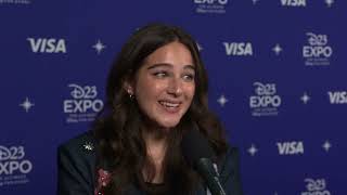 2022 D23 Expo Gabriella Baldacchino Interview on 'Disenchanted'