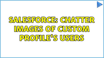 Salesforce: Chatter images of Custom Profile