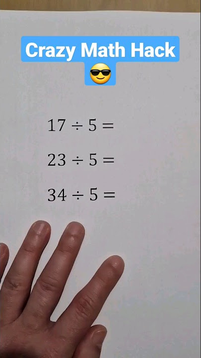 Division Tips and Tricks | Easy Division Tricks for Large and Small Numbers ЁЯШО #math #division