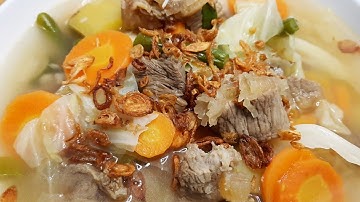 Resep Sop Daging Sapi Bening dan Empuk Seger Banget