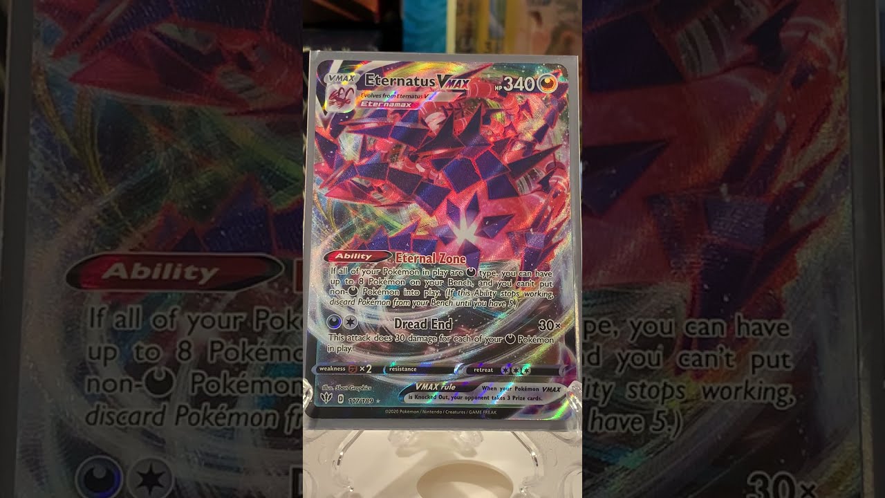 Eternatus VMAX 117/189  Darkness Ablaze | Pokemon Collecting 