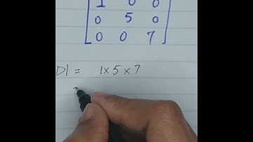 #determinant of diagonal matrix #mathsviral #viral