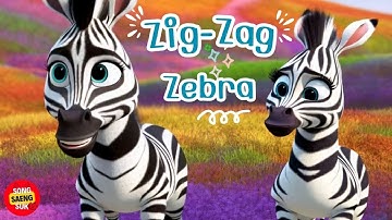 Zig Zag Zebra. #kidsongs #KidsLearning #EducationalVideos #FunLearning#KidsActivities#EarlyEducation