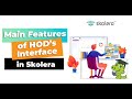 An Overview on the HOD's Interface of Skolera LMS