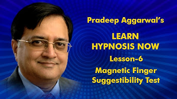 LEARN HYPNOSIS NOW! FINGER STUCK HYPNOTIC SUGGESTIBILITY TEST! Lesson 6! Pradeep Aggarwal