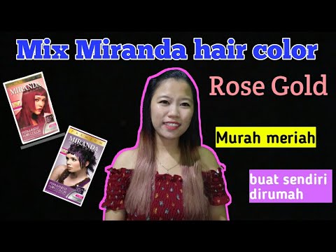  Tutorial Cat  rambut  Miranda Rose gold  YouTube