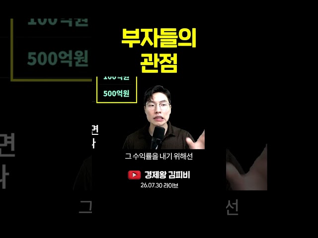 부자들의 관점 #shorts