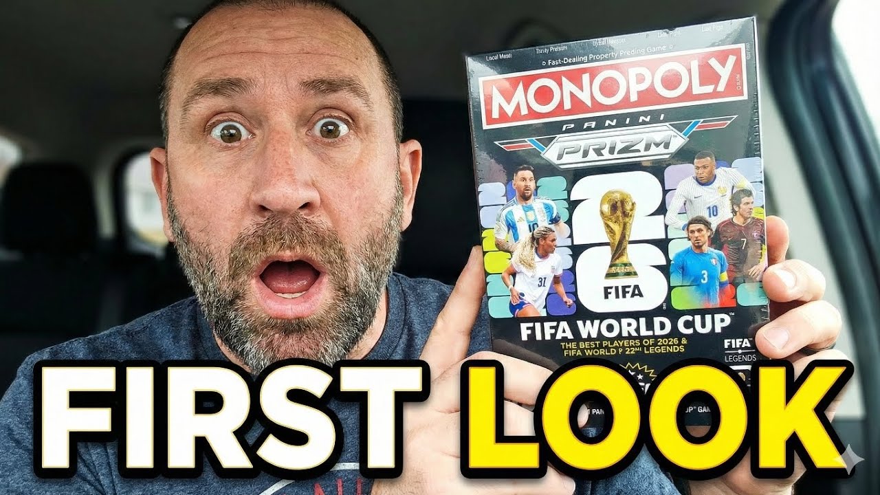 First look FIFA WORLD CUP SOCCER MONOPOLY PRIZM BLASTER BOX