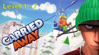 Carried Away Level 1 - 7 TUTORIALS - Santa... don't fall!! | Let's Play Carried Away Gameplay screenshot 2