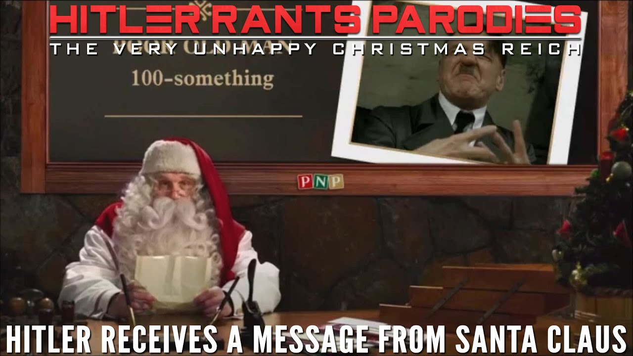 Hitler receives a message from Santa Claus