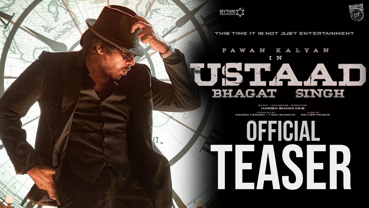 Ustaad Bhagat Singh Official Birthday Teaser ( Telugu )| Pawan Kalyan | Sreeleela | Harish Shankar S