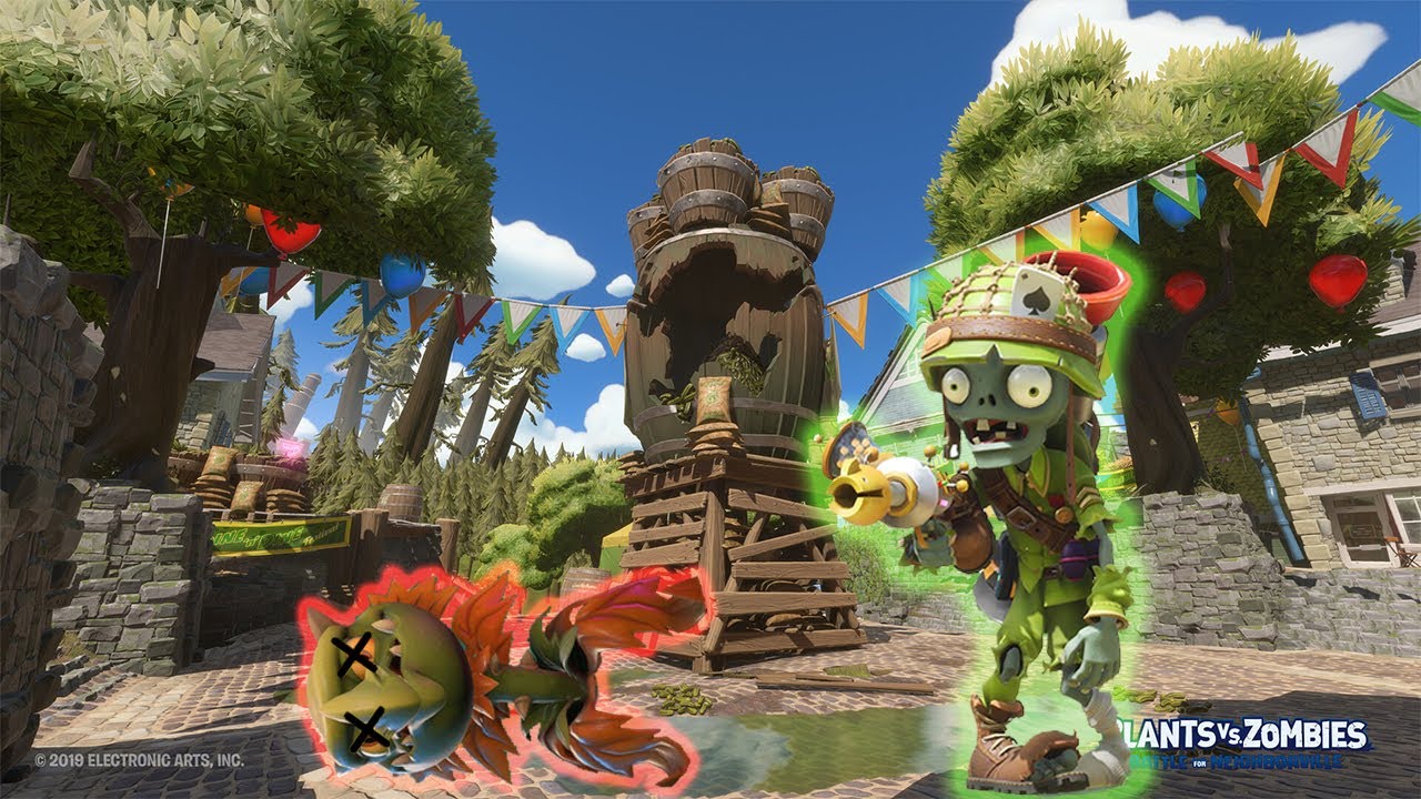 botando pra QUEBRAR no PvZ batlle for Neighborville