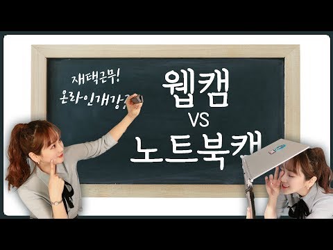 요즘 없어서 못판다? 고급형 웹캠 vs 노트북 내장 웹캠! 체리 셀카로 판가름! [최저가vs최고가]