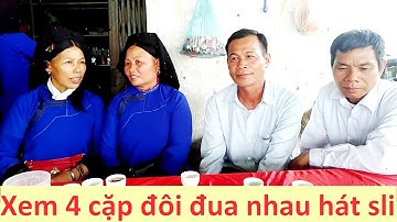 Xem 4 cặp đôi đua nhau hát sli hay ở Tân Sơn, Lục Ngạn | Tiên Sinh TV