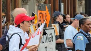 2021 Chicago marathon from sidelines