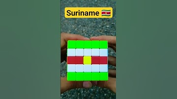How to make Flag of Suriname On Rubik