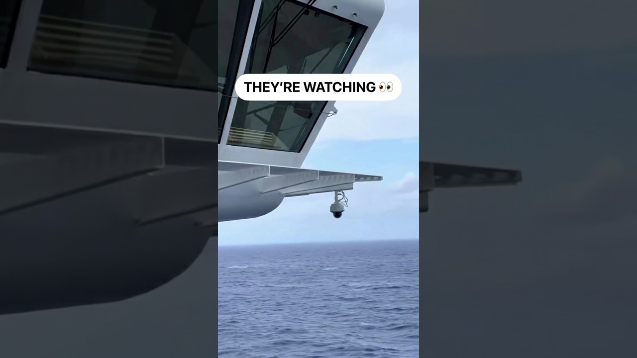 Think Your Cruise Balcony Is PRIVATE?! 👀📹