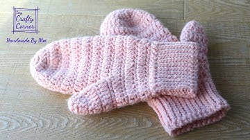 Easy Crochet Mittens Pattern For Beginners