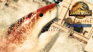 MEET THE MEGALODON: EPIC FIGHTS in Jurassic World Evolution 2!  [4K]