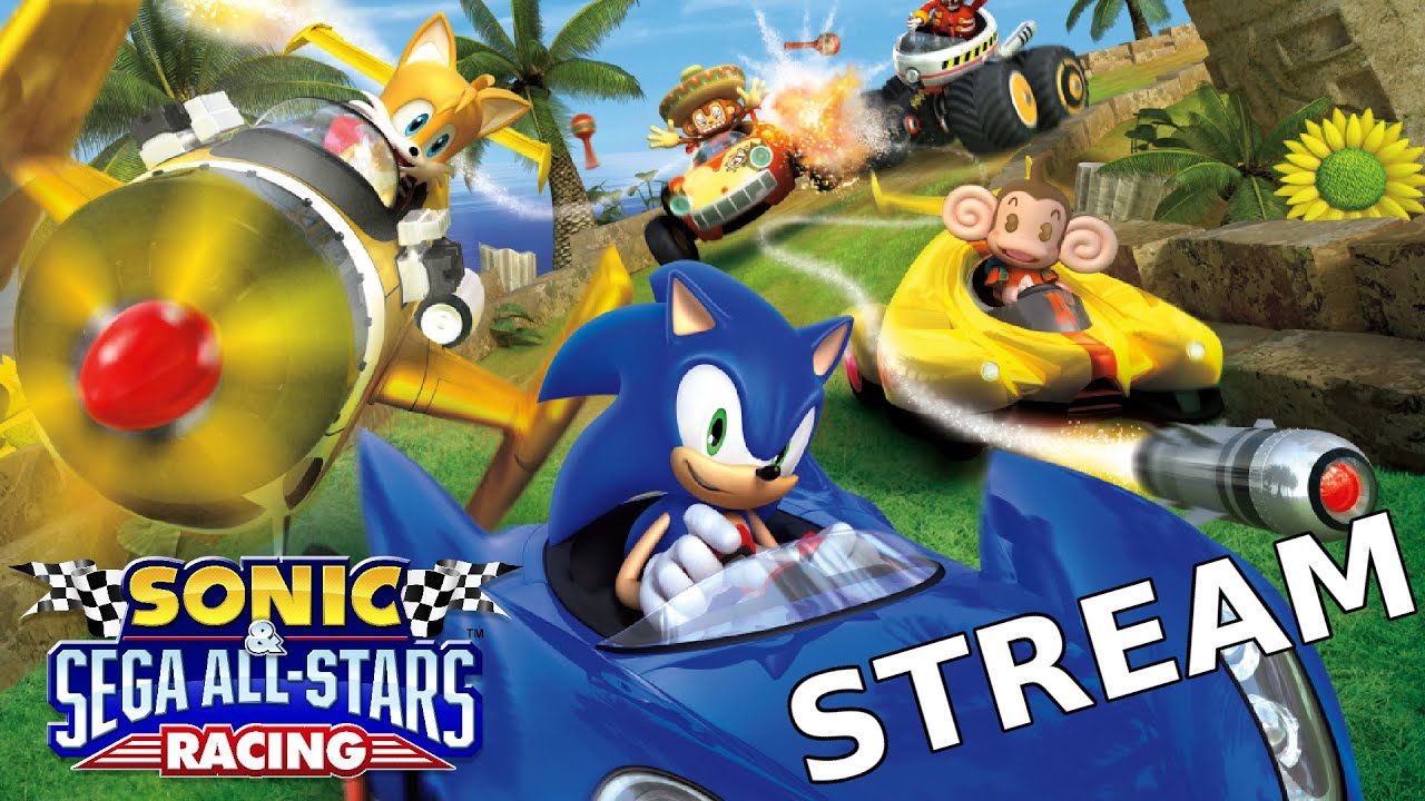 Sonic & Sega All Stars Racing - Live Stream PL