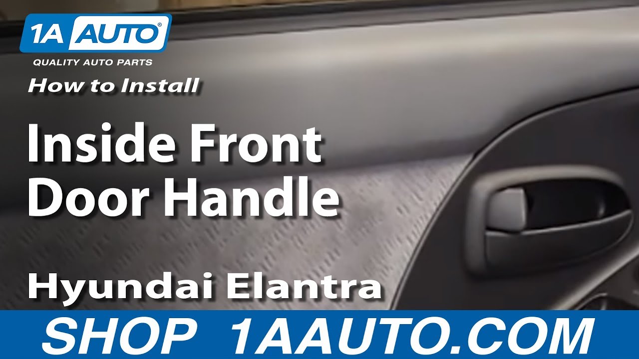 How To replace Inside Front Door Handle 01-06 Hyundai ... 2006 dodge charger wiring diagram 