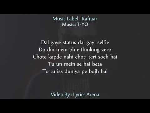 AURAT |Lyics Raftaar|Tribute to ASIFA | T-YO music|Justice For Asifa