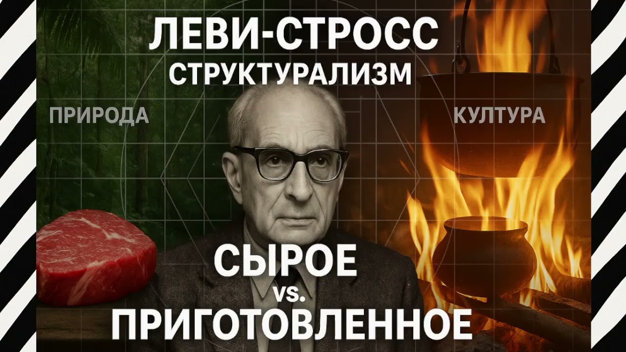 👨‍🍳Леви-Стросс и «Мифологики»: Как понять структурализм и что значит «Сырое и Приготовленное»