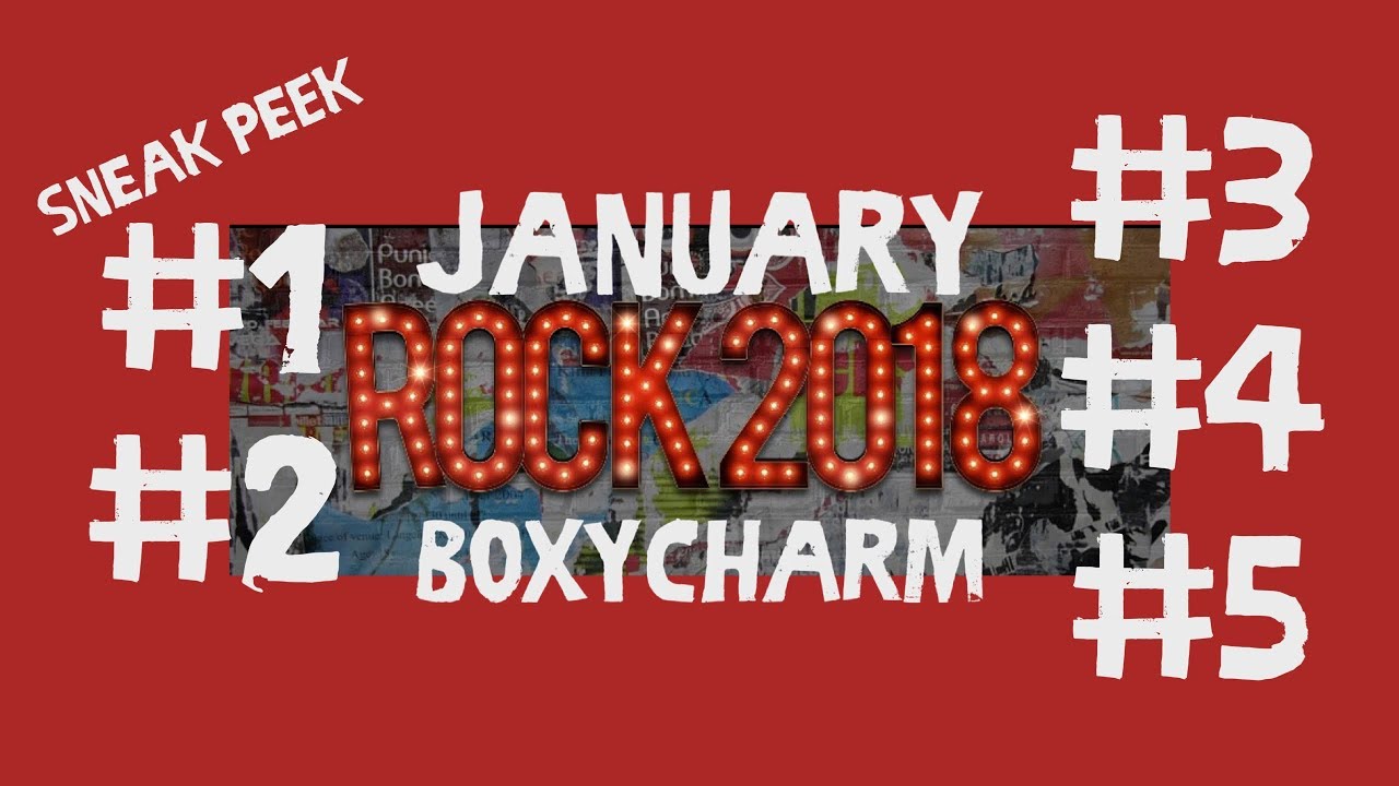 January Boxycharm Sneak Peek #1,2,3,4 & 5