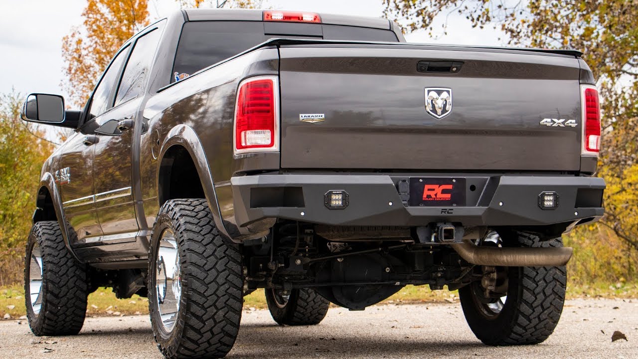 Ram Trucks 2500 Rear LED Bumper by Rough Country - YouTube