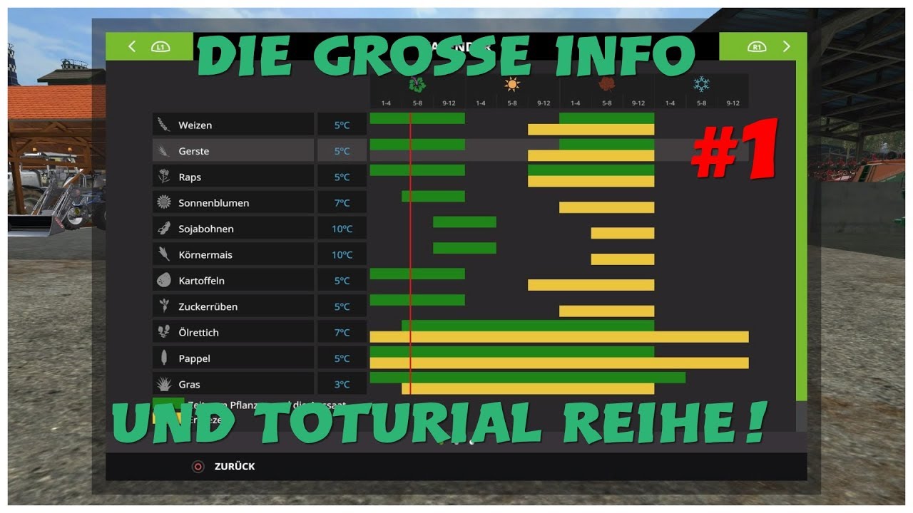 Ls17/19/PS4/# 1/ Die grosse Info/Toturial Reihe! Der Geo Mod (Seasons)/ Die Grundlagen.