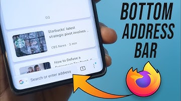 How to Move the Address Bar to the Bottom in Firefox (Android)