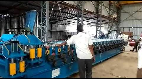 roofing sheet making machine Unloading at Kolhapur Video