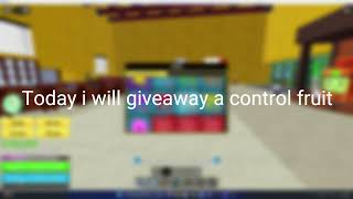 Bloxfruit Control Fruit Giveaway